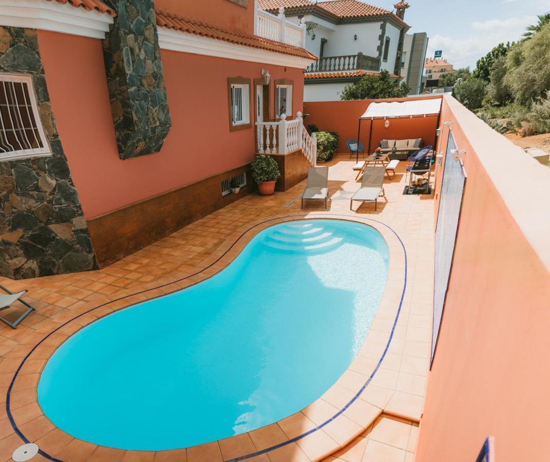 Villa Morada Sonneland Con Piscina Privada Climatizada Maspalomas  Exterior foto